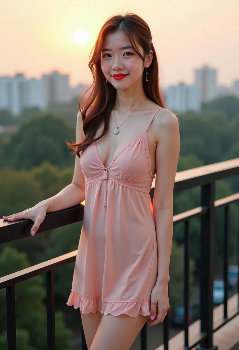 拂开发丝的人